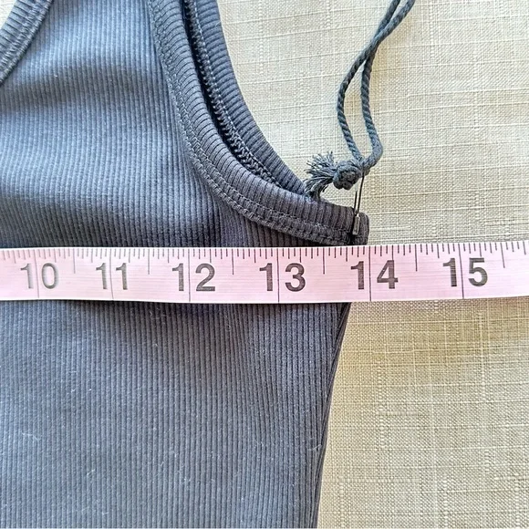 NWT Brunette The Label Scoop Neck Ribbed Romper - Picture 7 of 10